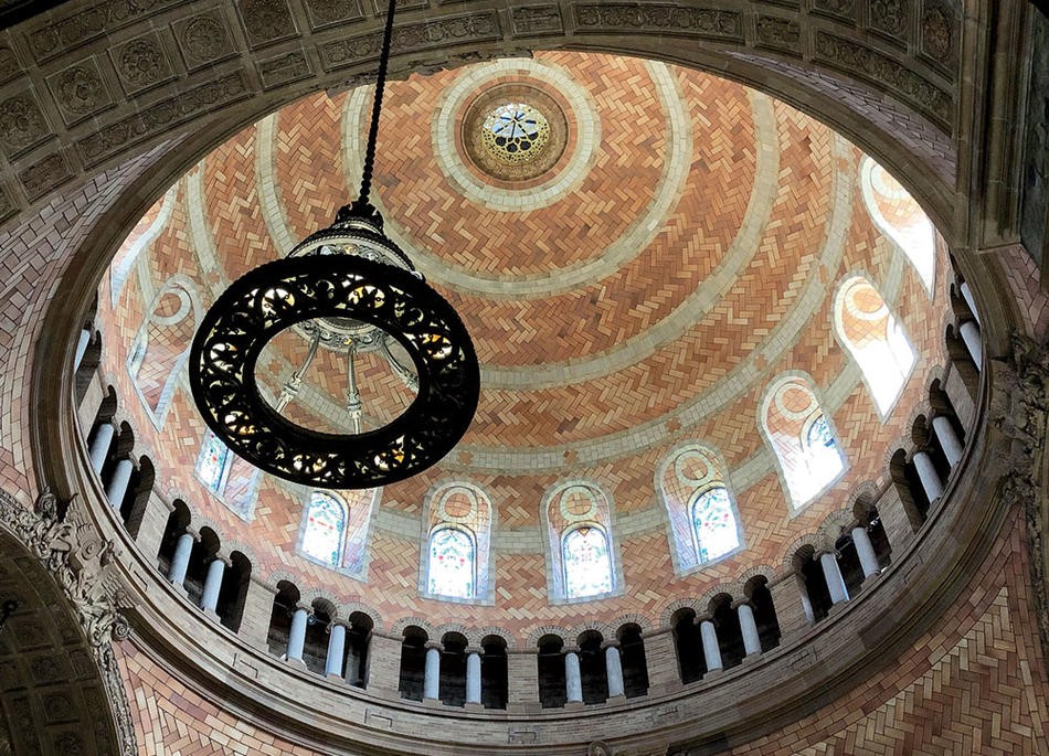 St. Paul's Chapel dome interior. Photo credit Len Small.