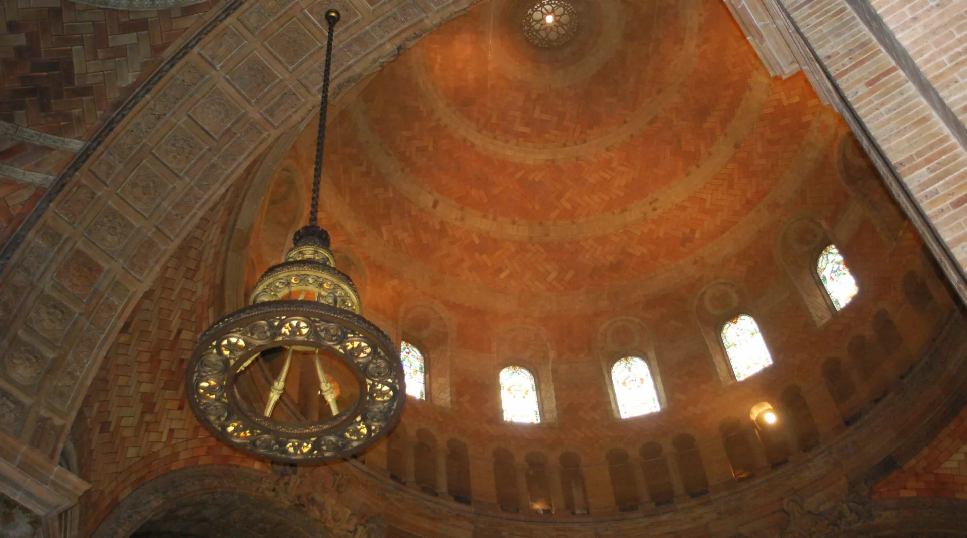 St. Paul's Chapel ceiling dome. 