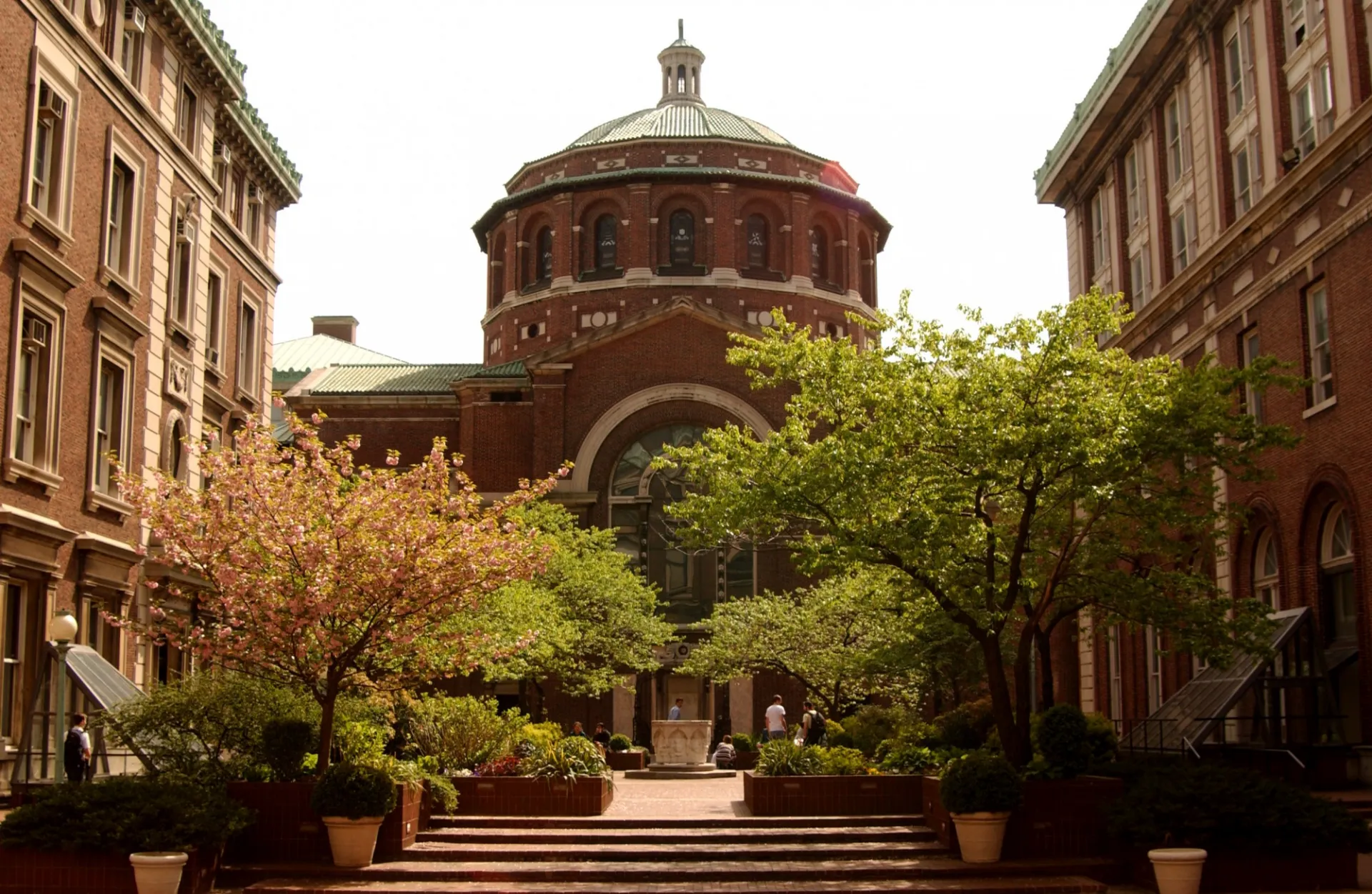 Chapel side plaza photo