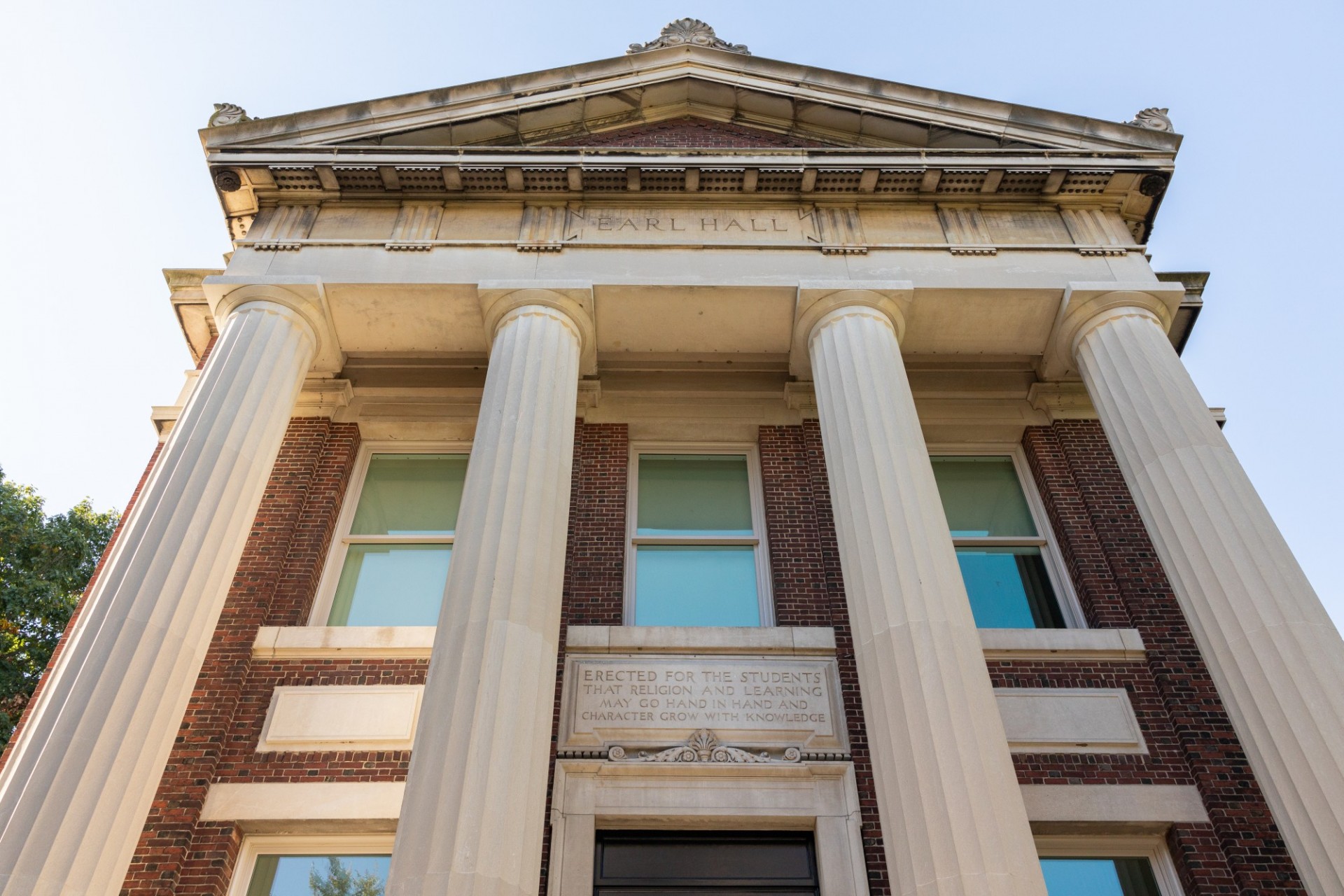 Facade of Earl Hall. 